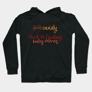 Spooky Things Script Written List Hoodie